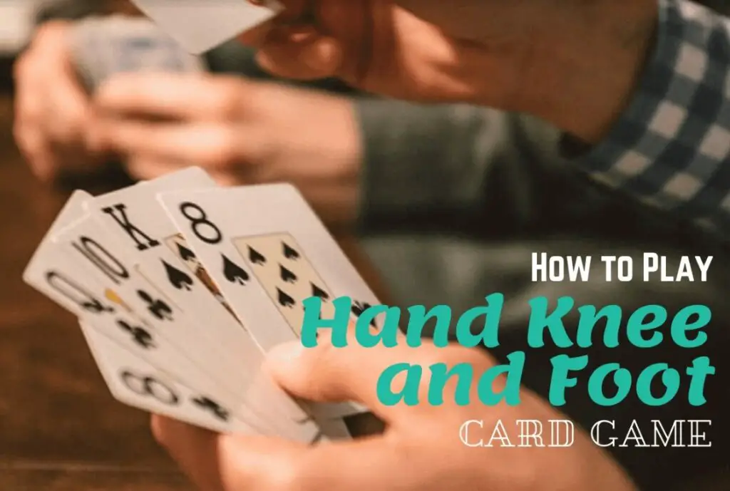 Hand knee foot card game image