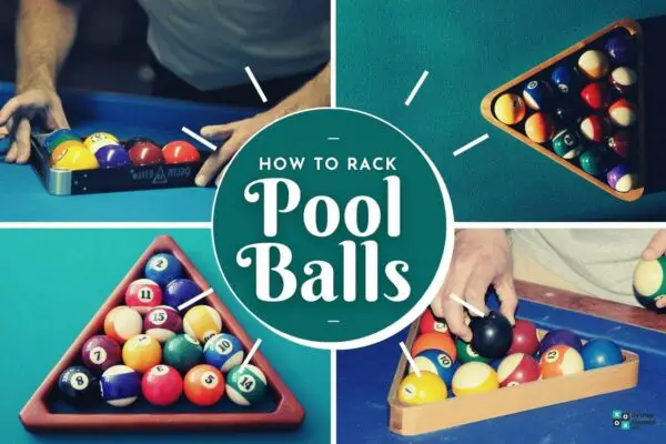 image of racking pool balls
