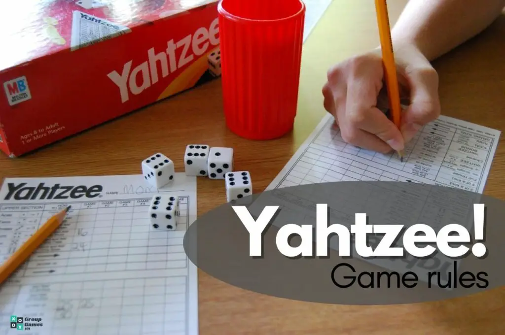 Yahtzee game rules image