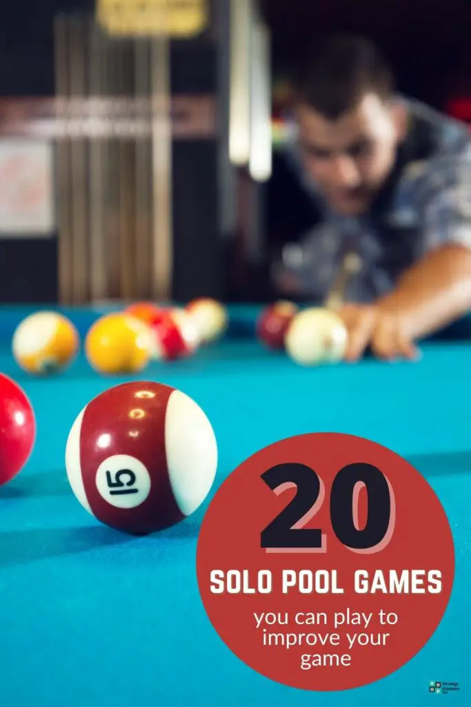 image of pool games played solo