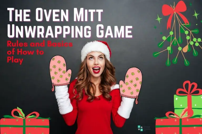 Oven mitt unwrapping game rules and how to play