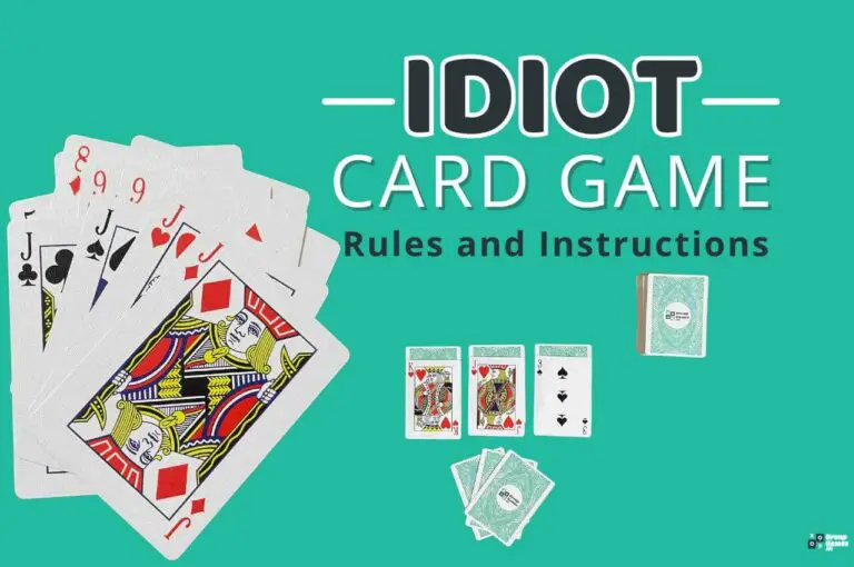 Idiot card game rules image