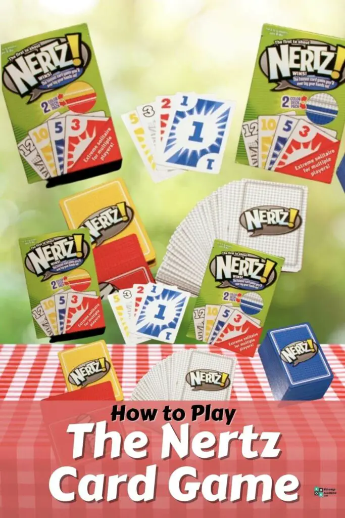 Playing Nertz Card Game Image