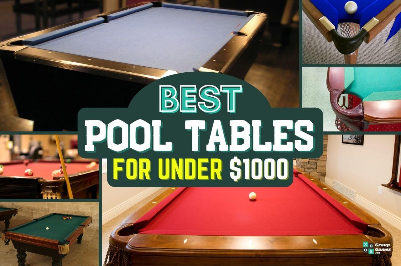 best pool tables under $1000 image