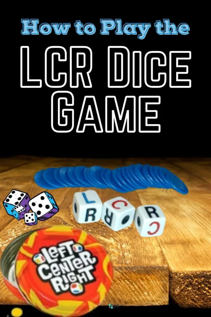 LCR game rules playing image