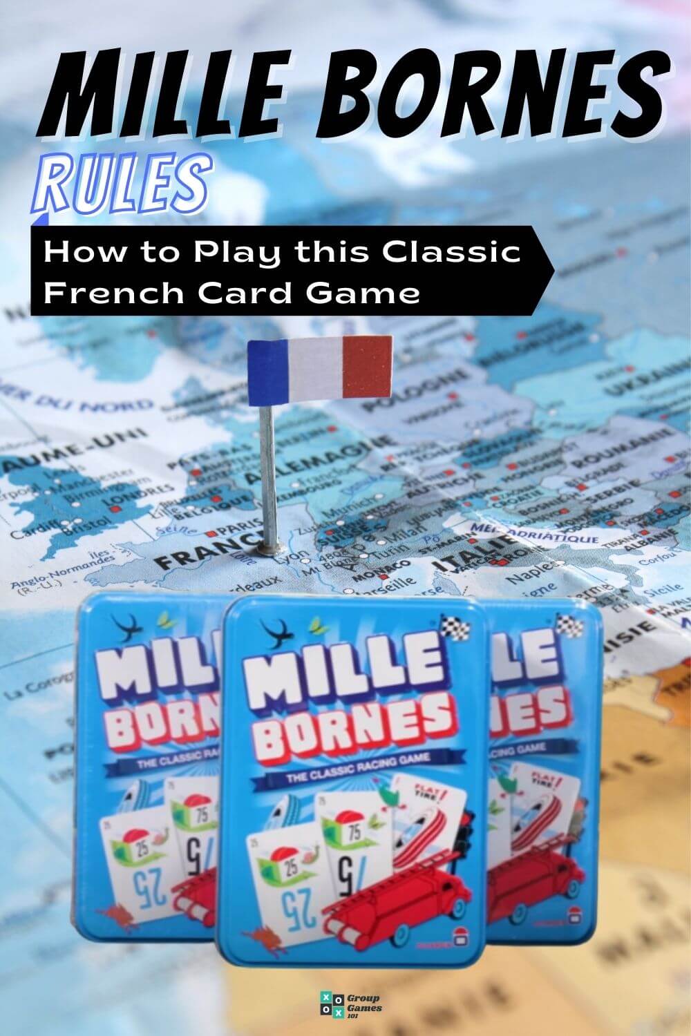 Mille Bornes Rules How To Play Milles Bornes French Card Game
