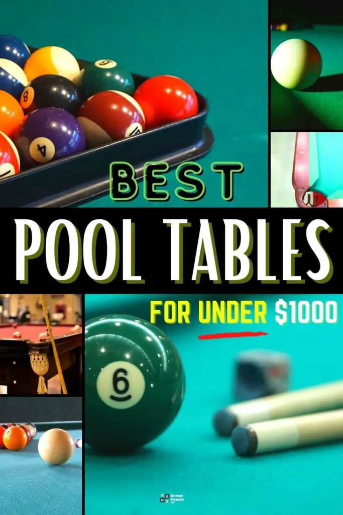 best pool tables for under $1000_playing image