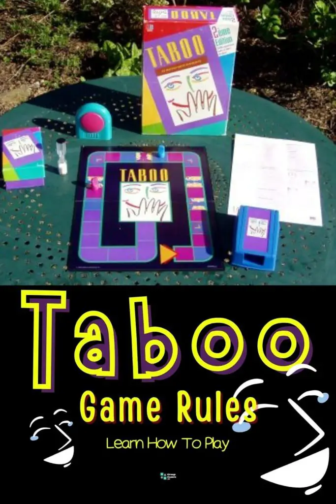Taboo game rules playing image