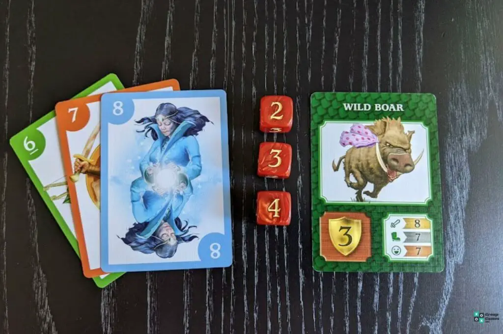 Cards and Dice Image