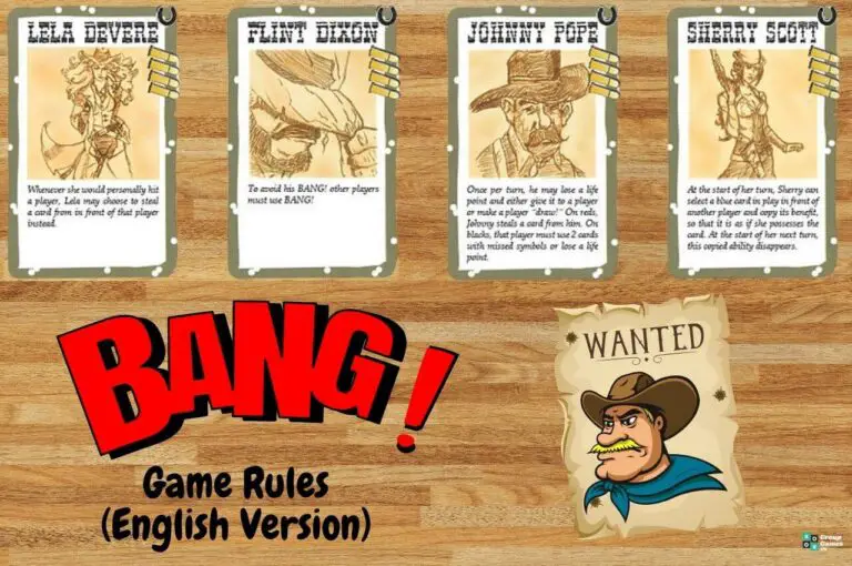 BANG card game rules Image