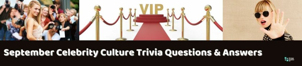 September Celebrity Culture Trivia Image