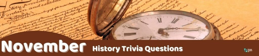 November History Trivia Questions Image