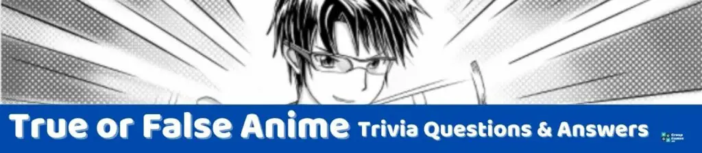 True or False Anime Trivia Image