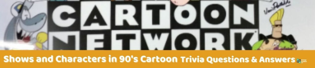 Shows and Characters in 90's Cartoon Trivia Image