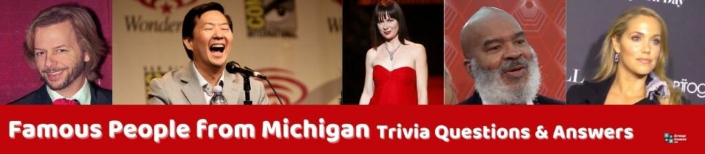 Famous People from Michigan Trivia Image