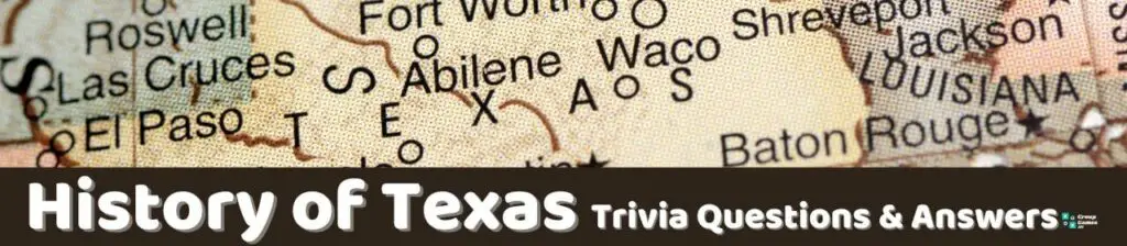 History of Texas Trivia Image