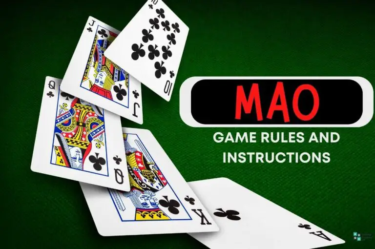 Mao card game rules Image