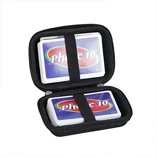 Hard Travel Case for Phase 10 Card Game