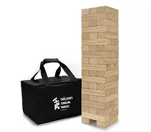 Yard Games Large Tumbling Timbers with Carrying Case