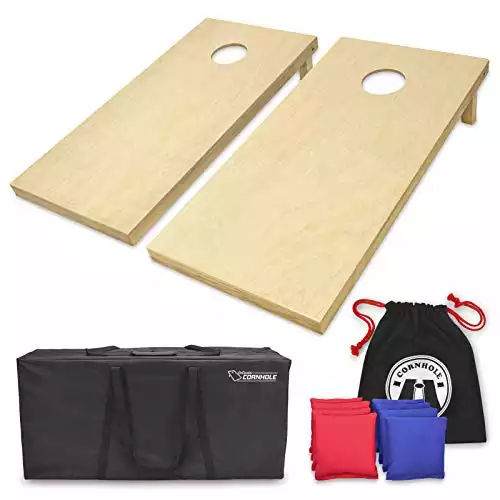 Cornhole Set - GoSports Solid Wood Premium Set