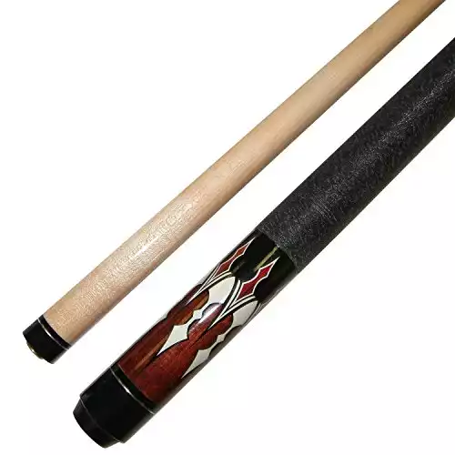 Iszy Billiards BND-02-42-17 Short 42" 2Piece Hardwood Maple Pool Cue Billiard Stick 17 Oz, Brown