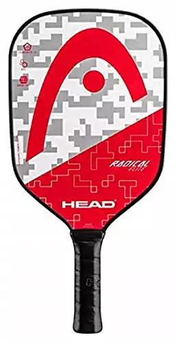 HEAD Fiberglass Pickleball Paddle - Radical Elite Paddle with Honeycomb Polymer Core & Comfort Grip