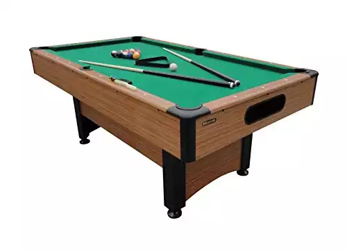 Mizerak Dynasty Space Saver 6.5' Billiard (Pool) Table with Leg Levelers and Automatic Ball Return