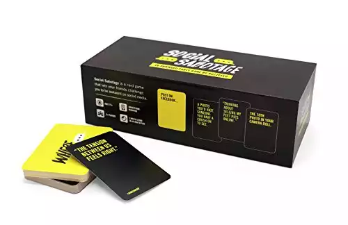 Social Sabotage: An Awkward Party Game by BuzzFeed, Includes 500 Hilariously Awkward Cards To Post On Social Media