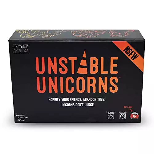 Unstable Unicorns NSFW Card Game (ages 21+)