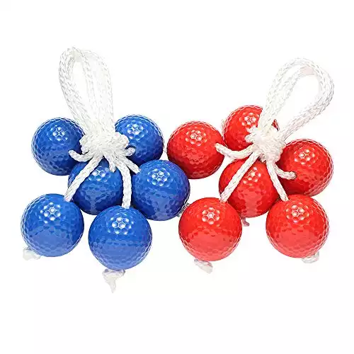 VLUB Ladder Balls Quality Replacement Lawn Garden Outdoor Throwing Game - 6 Pack