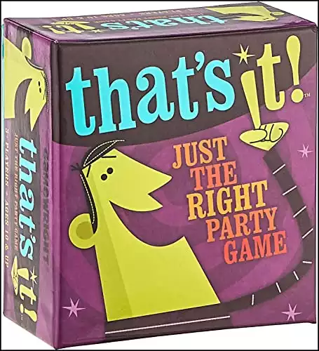 Gamewright That’s It! Just The Right Party Game Multi-colored, 5″