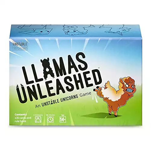 Llamas Unleashed Card Game – from The Creators of Unstable Unicorns – A Strategic Card Game & Party Game for Adults & Teens