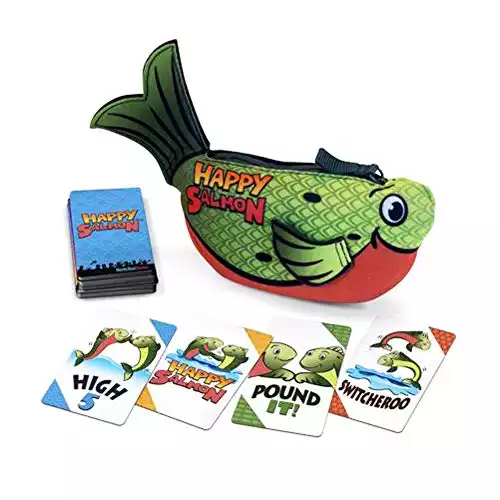 North Star Games Happy Salmon | Fast Paced Family Card Game