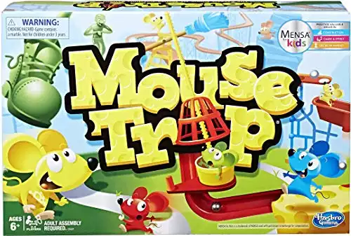 Mouse Trap Board Game for Kids Ages 6 and Up, Classic Kids Game