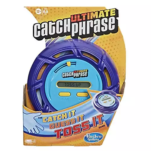 Hasbro Gaming Ultimate Catch Phrase Electronic Party Game for Ages 12 and Up , Blue