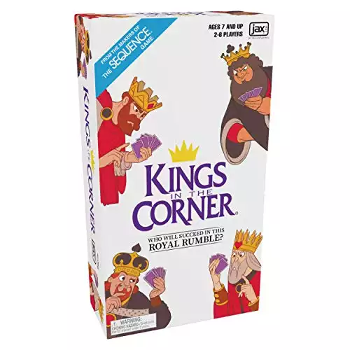 Kings in the Corner – The Traditional Gameplay of Solitaire with a Twist, for the Whole Family!