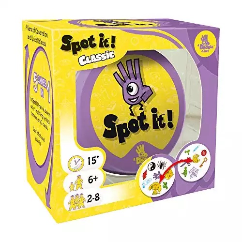 Spot It! Classic Card Game | Game for Kids | Age 6+ | 2 to 8 Players