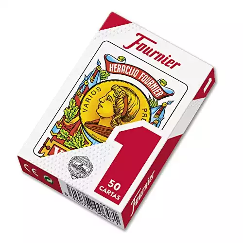 Fournier 1-50 Spanish Playing Cards (Red)