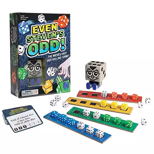 Educational Insights Even Steven’s Odd, Dice-Rolling, Adding and Subtracting Challenge Game