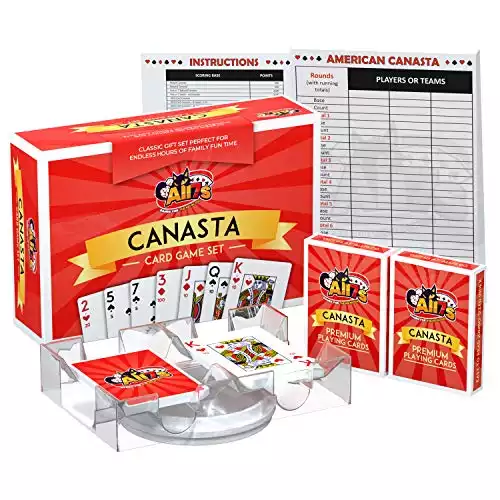 Canasta Playing Cards Game Set That Includes your Canasta Accessories