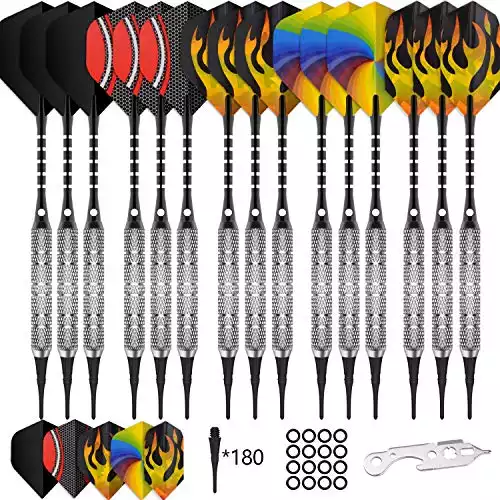 CyeeLife 15 Packs Soft tip Darts Set