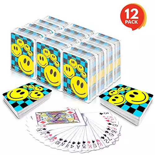 Gamie Playing Cards Deck - Pack of 12 - Gift Idea for Kids Ages 3+