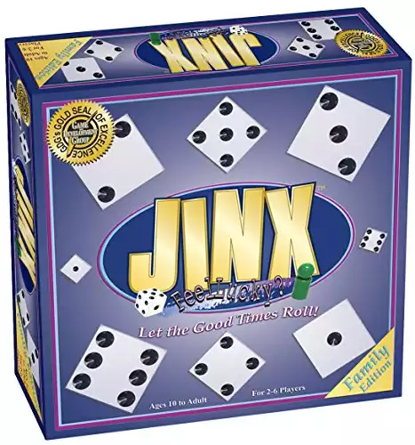 Jinx – Classic Party and Dice Family Board Game for Kids and Adults