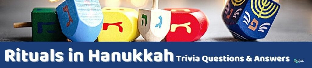Rituals in Hanukkah Trivia image