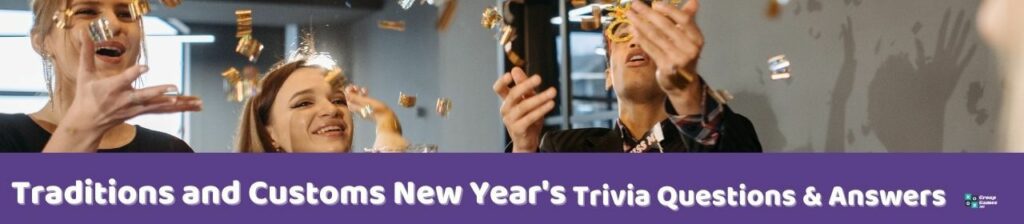 Traditions and Customs New Year's Trivia image