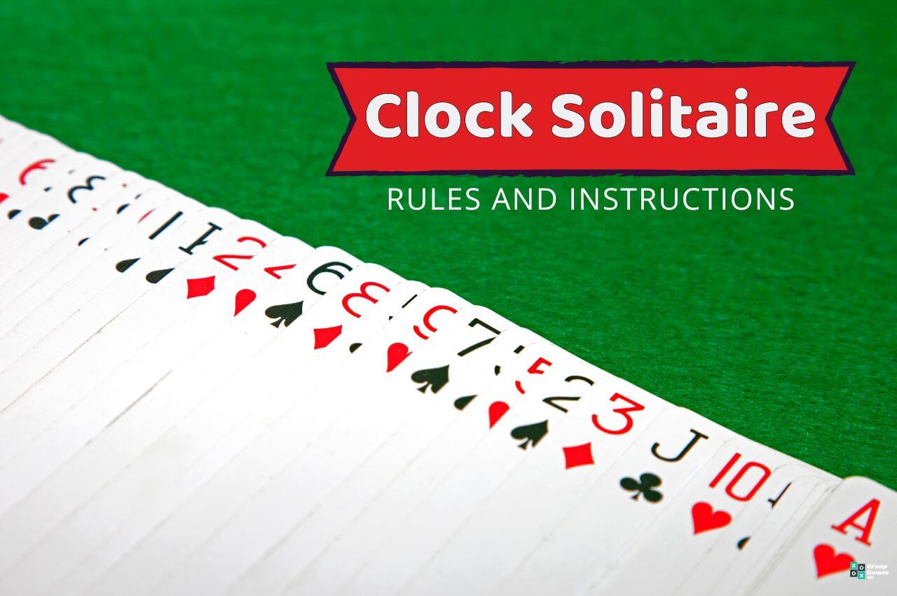 Clock Solitaire rules image