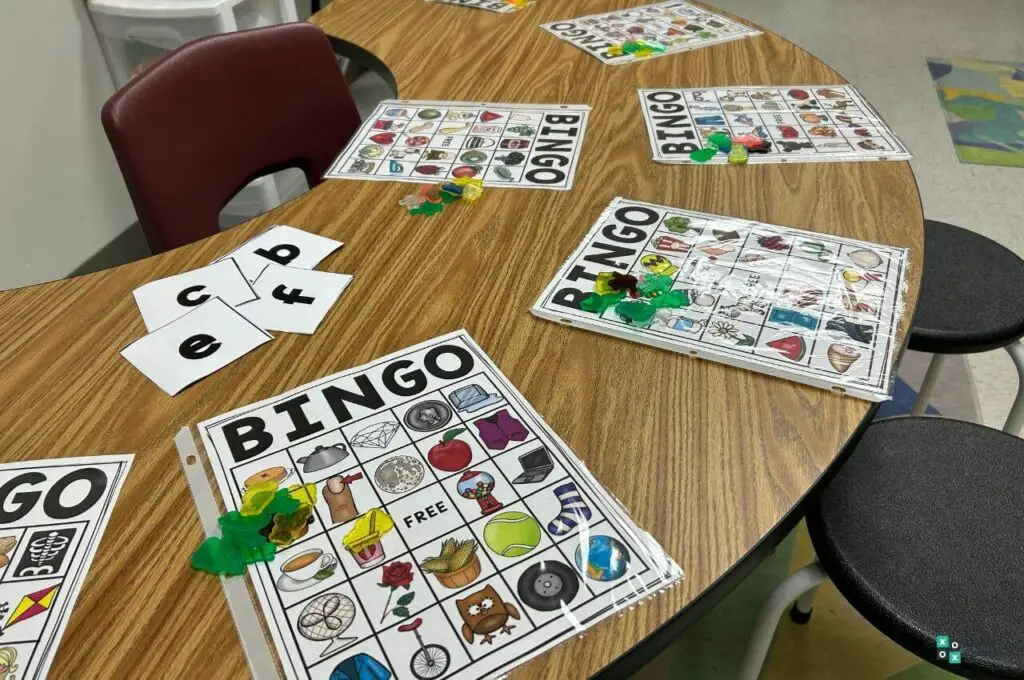 Beginning Sounds Bingo Contents