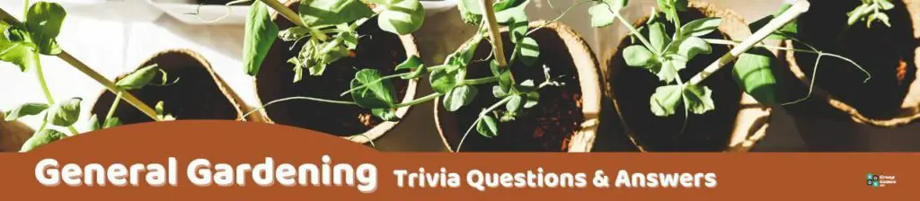 General Gardening Trivia