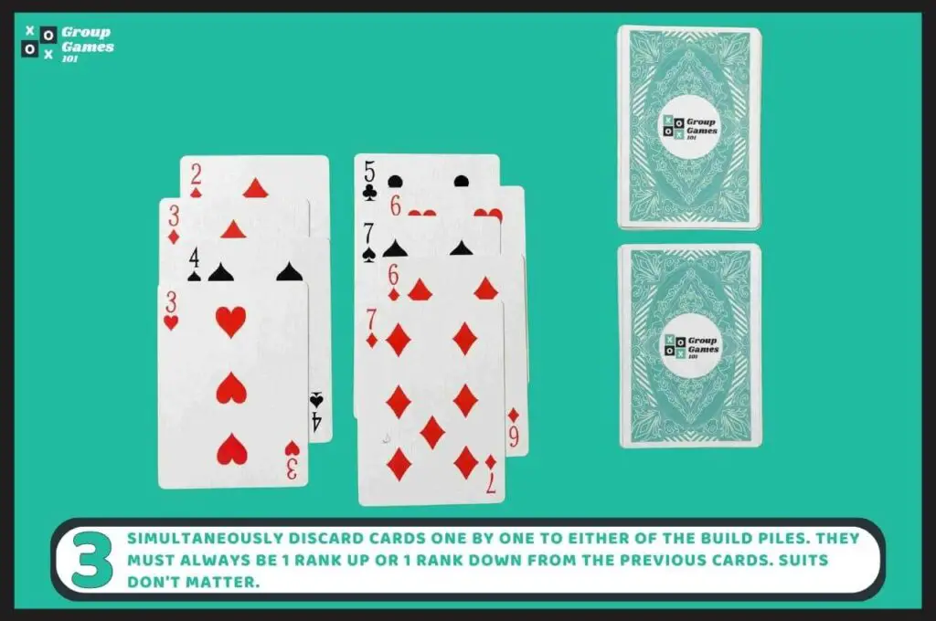 Speed card game rules 3 image