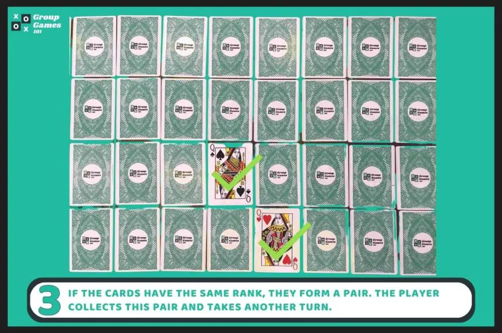 Concentration card game rules 3 image